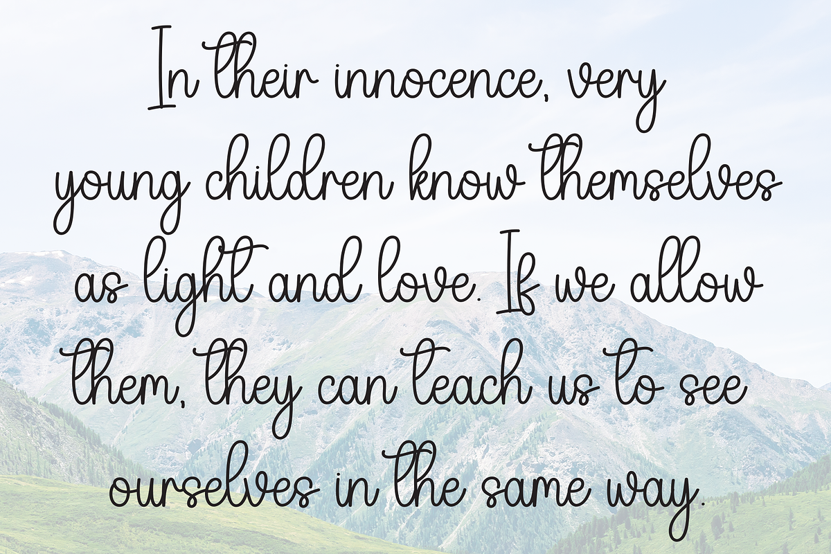 Rainbow | Script Font, a Handwritten Font by Scratchones (Photo 6 of 9)