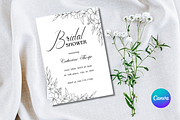 Bridal Shower Invitation Template, an Invitation Template by SimoDigitalArt (Thumbnail 8 of 10)