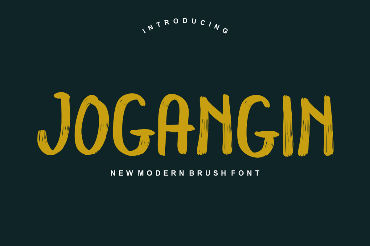 Jogangin - Font, a Handwritten Font by artchiles_design (Photo 1 of 5)