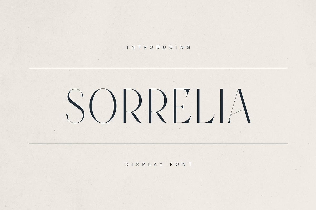 Sorrelia – Elegant Display Serif, a Serif Font by Only Fonts (Photo 1 of 11)