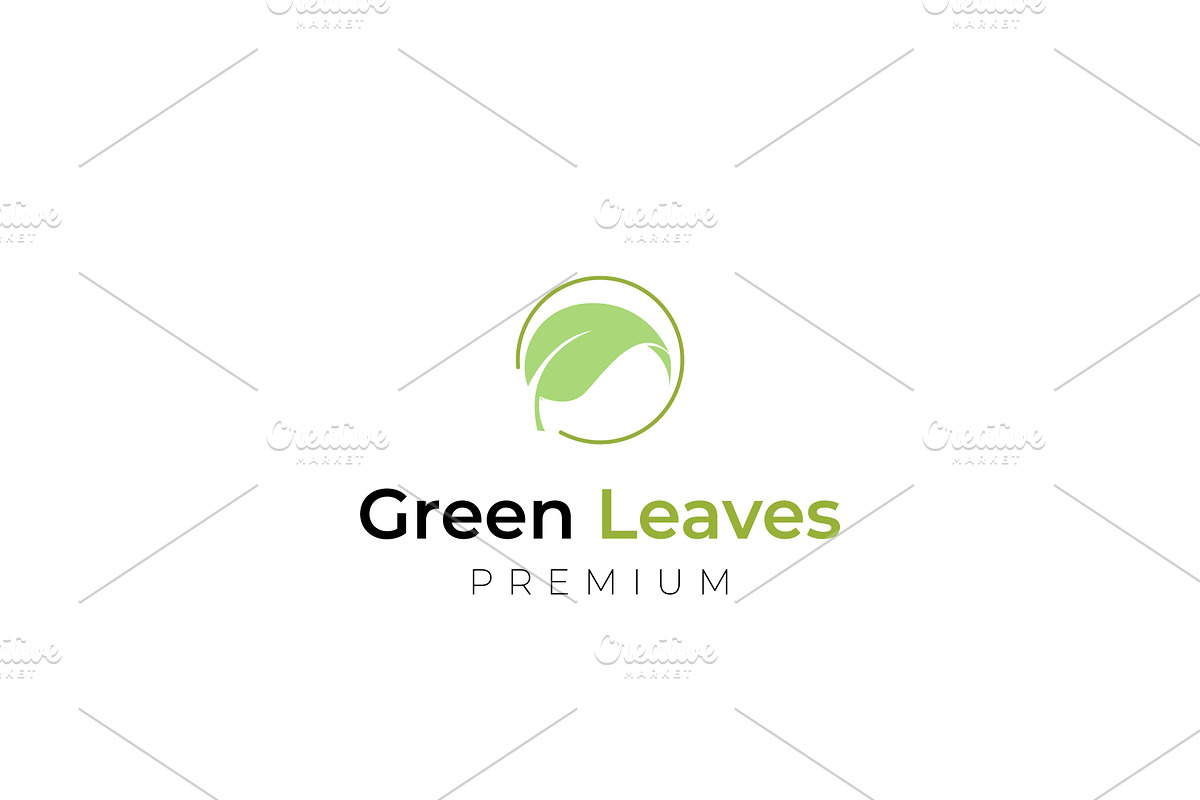 Simple Green Leaf Logo Design, a Branding & Logo Template by AlvinStd