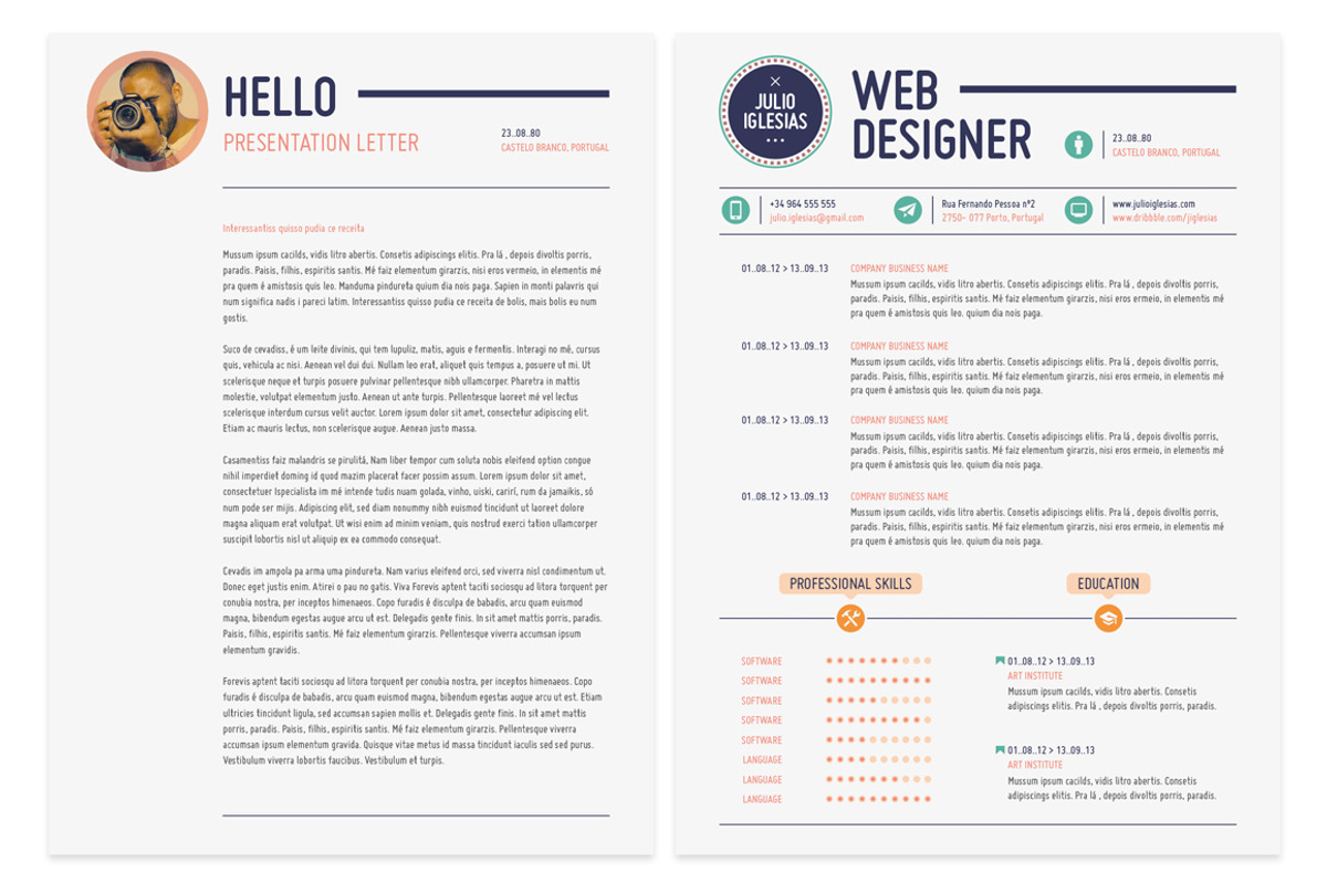 This is it Resume, a Resume Template by this is awsm (Photo 1 of 5)