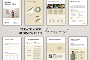 Startup Business Plan Templates