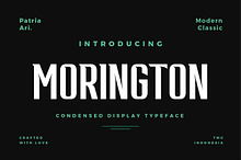 Morington Display Typeface