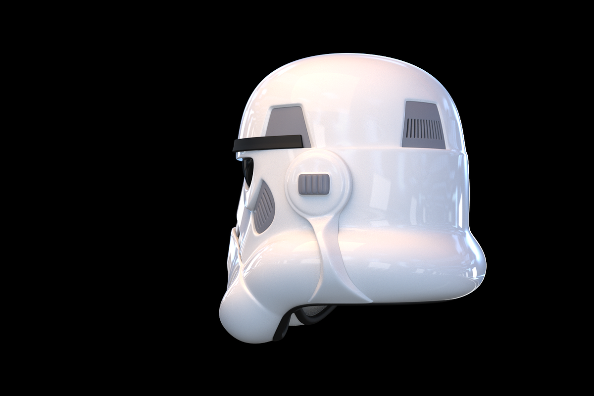 Star Wars Stormtrooper Helmet, a Characters & Person 3D Model by Olives (Photo 8 of 15)