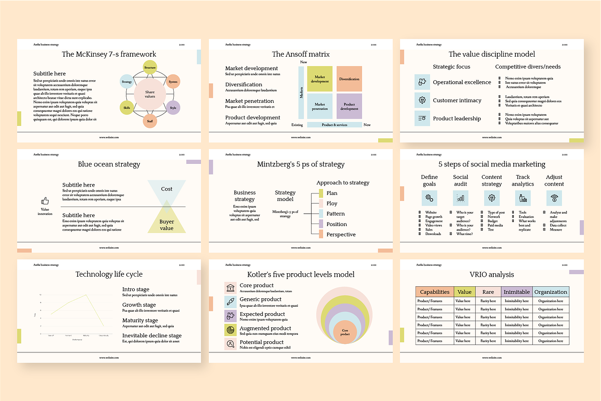 Business Strategy Presentation, a Presentation Template by Hamocreate (Photo 6 of 9)