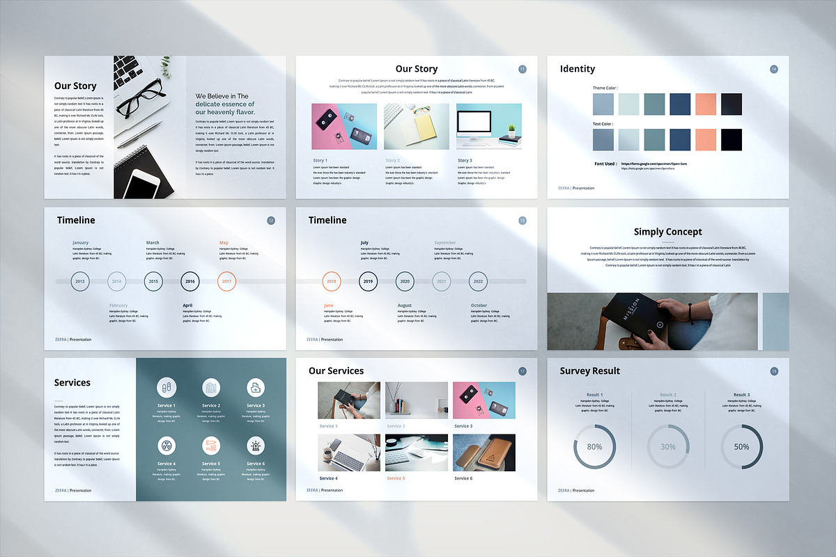Zeera PowerPoint Template, a Presentation Template by WhiteGraphic (Photo 6 of 11)