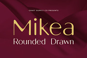 Mikea Rounded Drawn, a Sans Serif Font by Craft Supply Co. (Thumbnail 1 of 8)