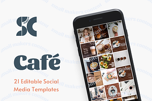 Social Media Templates for Café