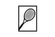 Tennis Racket Icon Silhouette Bundle, an Illustration by Designs_River (Thumbnail 10 of 51)