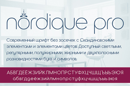 Nordique Pro Cyrillic Full Family