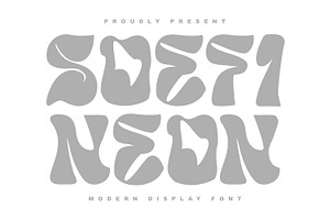 Soefi Neon Modern Display Font