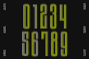 Albercio Slitscan, a Sans Serif Font by Craft Supply Co. (Thumbnail 4 of 8)