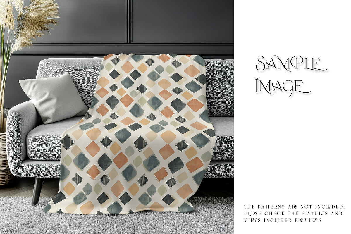 Throw Blanket Mockups, a Household Mockup by mock-ups (Photo 14 of 14)
