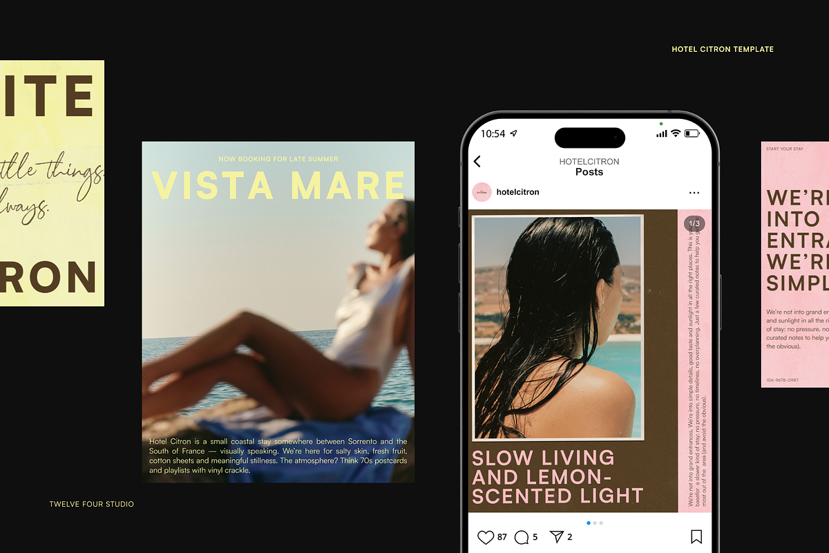 Instagram Feed Templates for Boutique Hotels & Stays preview 5