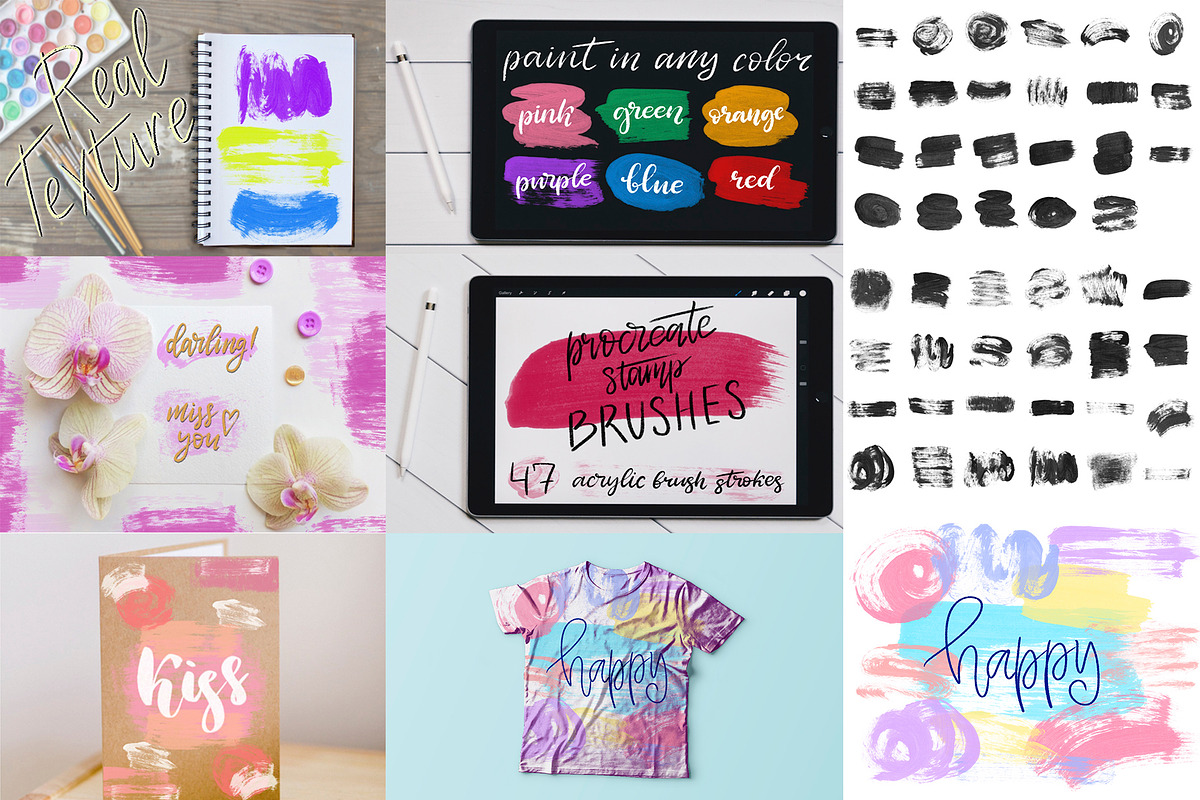Procreate 500+ Brushes Bundle, a Brush Add-On by Almazova Dolzhenko (Photo 7 of 21)