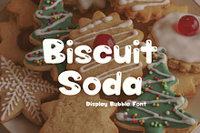 Bubble Display Font - Biscuit Soda