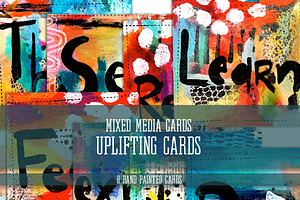Mixed Media Calligraphy Cards