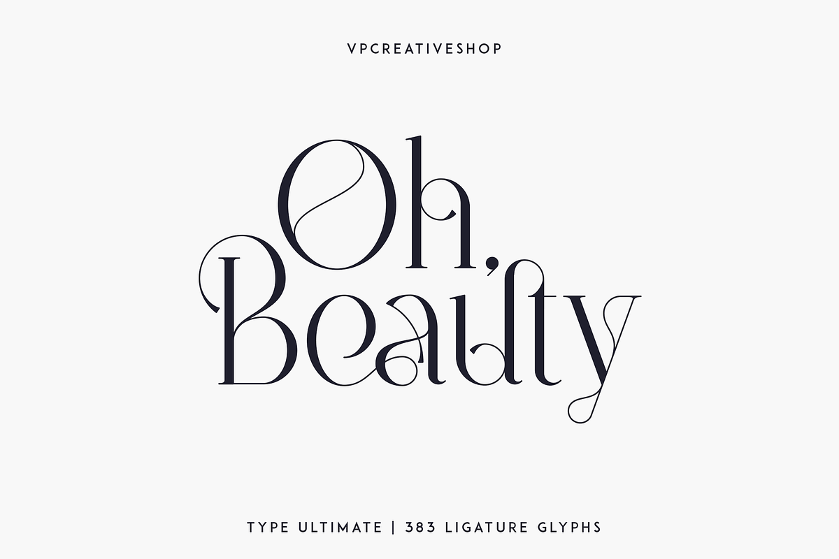 Type Ultimate - serif logo font, a Serif Font by VP Fonts (Photo 16 of 24)
