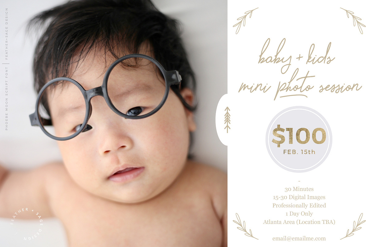 Phoebe Moon Font | Fresh Organic, a Script Font by Feather & Sage Design (Photo 5 of 24)