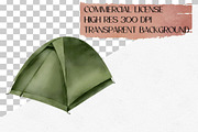 Watercolor Camping Clipart Set, an Illustration by CropUp Creative (Thumbnail 5 of 5)