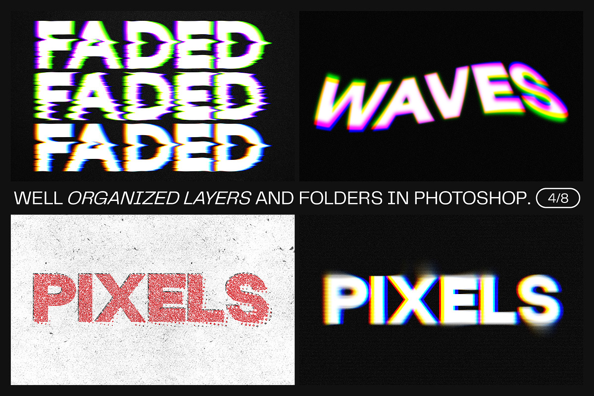 12 Text Effect Templates, a Layer Style Add-On by iDoodle Studio (Photo 4 of 6)