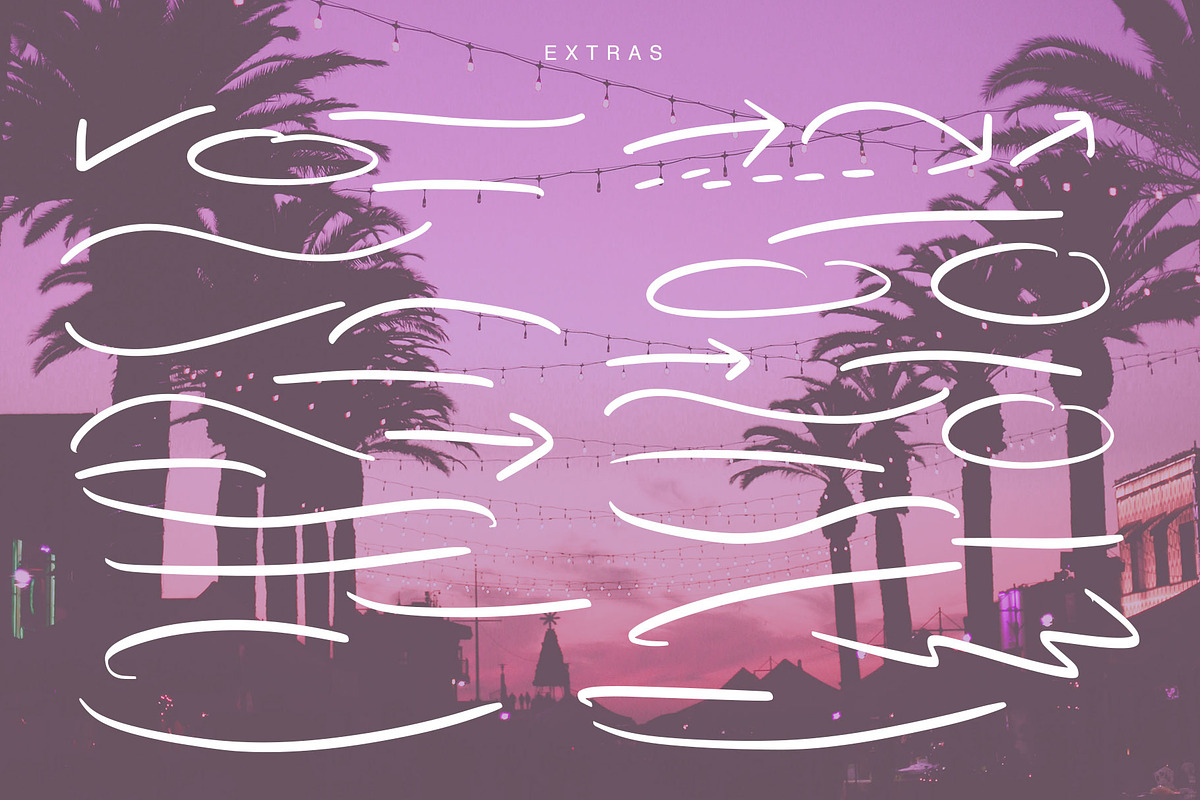 Summer Night Font preview 8