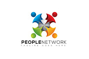 People Network Logo, a Branding & Logo Template by Maximum Designstudio (Thumbnail 3 of 3)