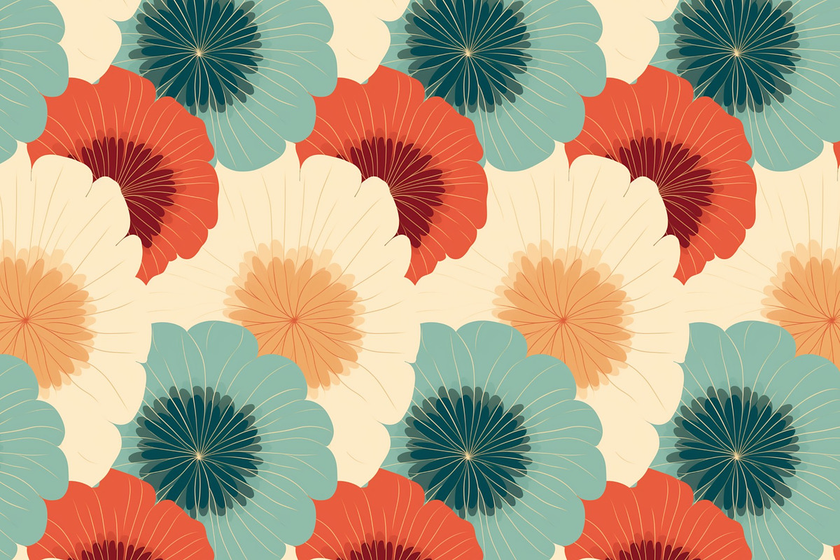 Vintage floral pattern, a Pattern Graphic by AlexandraTret (Photo 2 of 3)