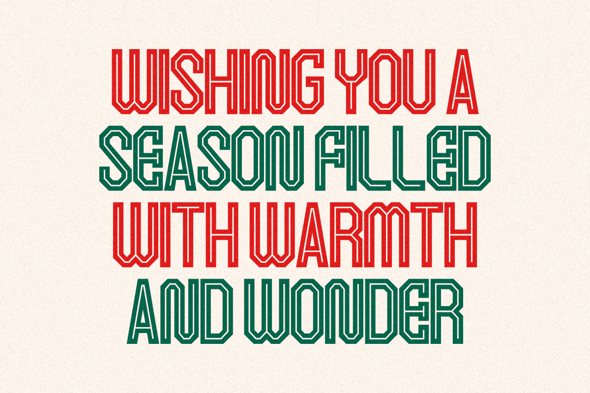 Merry Grinch - Outline Display Font, a Sans Serif Font by Pian45 Studio (Photo 5 of 6)