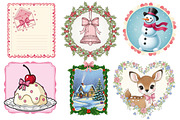 Coquette Christmas Frame Clipart, an Illustration by Designworld (Thumbnail 3 of 5)