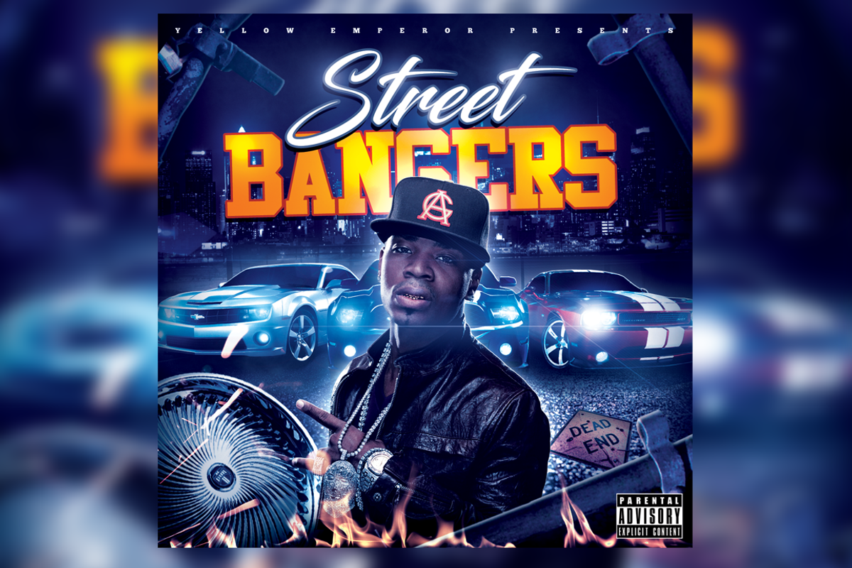 Street Bangers Mixtape CD Cover, a Templates & Theme by White Shadow Graphix