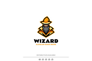 Wizard Mascot Logo Design, a Branding & Logo Template by Artnivora.Std