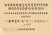 Roseblade - Thorny Vintage Typeface, a Sans Serif Font by HipFonts (Thumbnail 2 of 11)