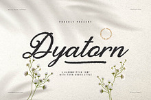 Dyatorn | Brush Handwritten Font