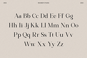 Aeromira Classic, a Serif Font by RockboyStd (Thumbnail 9 of 12)