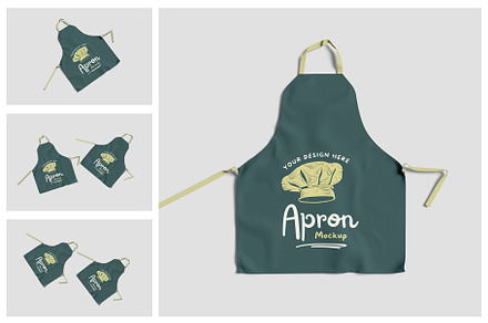 Apron Mockup, a Household Mockup by Hazzpro_Std