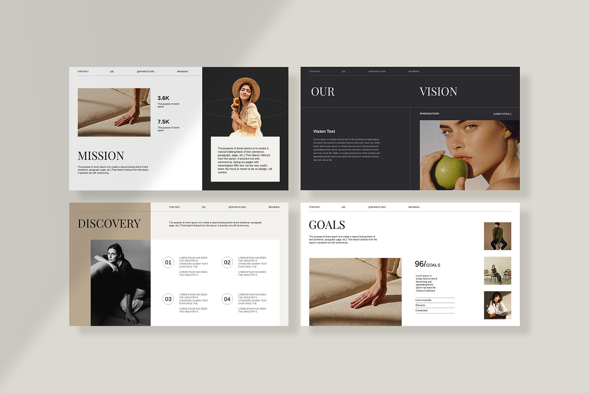Brand Strategy PowerPoint Layout preview 3