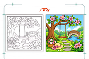 Secret Garden Days Coloring Book, a Decorative Illustration by Coco Bloom (Thumbnail 7 of 7)