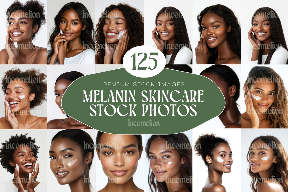 125 Melanin Skincare Stock Photos, a Beauty & Fashion Photo by Incomelion (Photo 1 of 8)