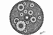 Beautiful Floral Mandala Clipart, an Illustration by hafijul (Thumbnail 8 of 9)