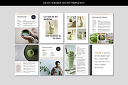 Canva Recipe Template | Matcha, a Templates & Theme by Erin Cassidy (Thumbnail 2 of 5)
