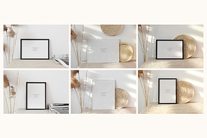 Photo Frame Mockup Bundle 21 Element