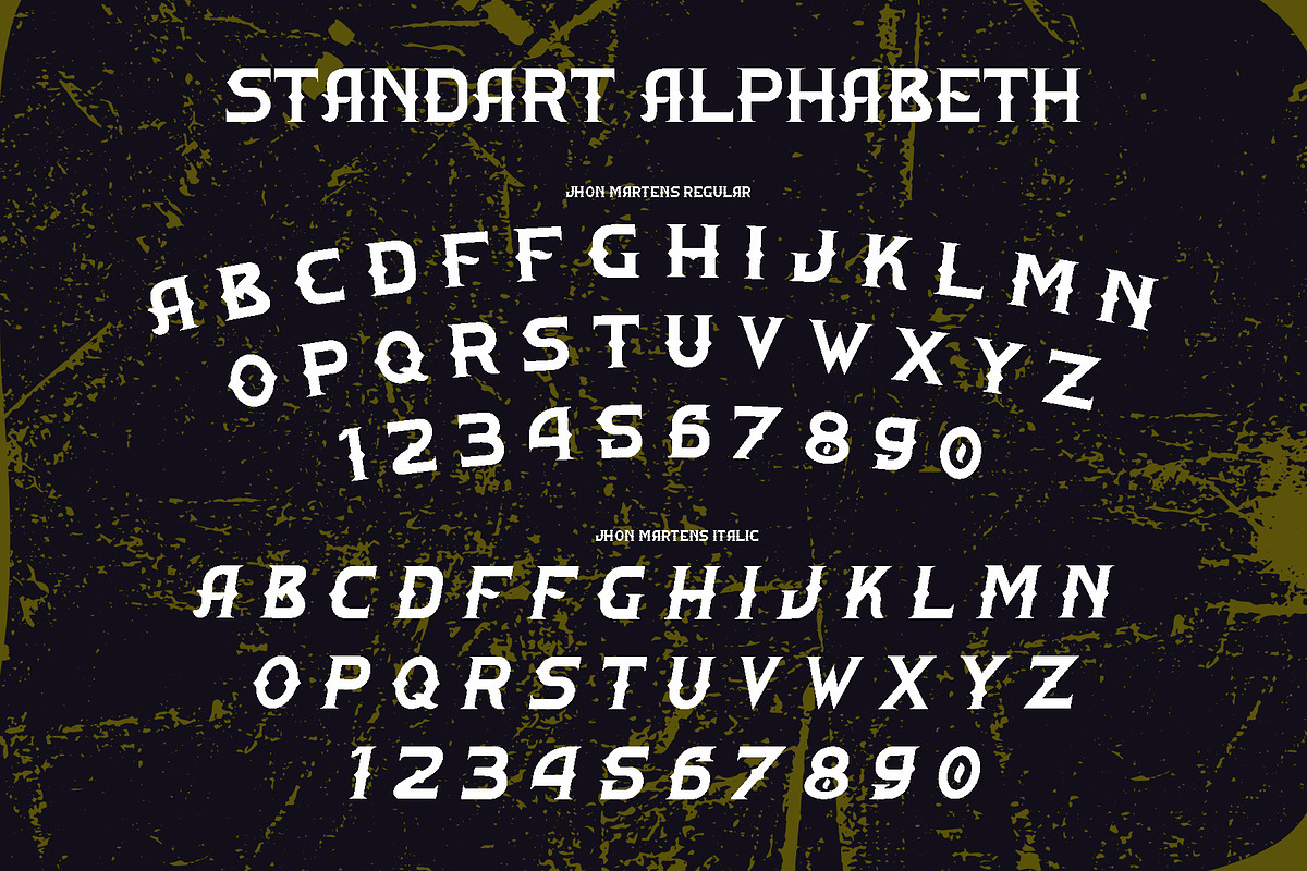 Jhon Martens Vintage Typeface, a Blackletter Font by asepmaulanaramdhan (Photo 2 of 6)