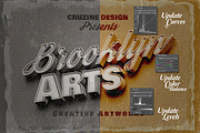 6 Retro/Vintage Text Mock-ups, a Mockup by Cruzine (Thumbnail 4 of 5)
