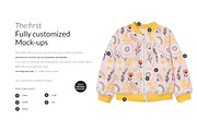 Baby Bomber Jacket Mock-ups Set, a Hoody Mockup by Mocca Mockups Store (Thumbnail 4 of 22)