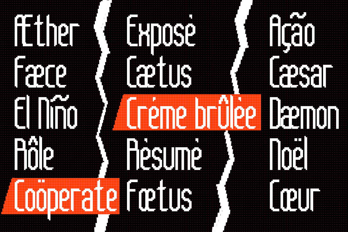 Thuman Pixel - 8Bit Tall Sans Font, a Sans Serif Font by CuratedType Studio (Photo 8 of 10)