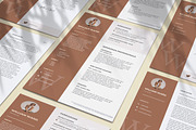 Template Visual cv | Canva, a Resume Template by Strategie Creative (Thumbnail 2 of 3)