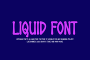 Hemokah - Liquid & Groovy Font, a Handwritten Font by Iqsiart Studio (Thumbnail 2 of 7)