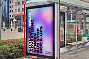 Warsaw Citylight Ad Bus Stop 12 v2, an Advertising Mockup by Graphic Shelter (Thumbnail 4 of 8)